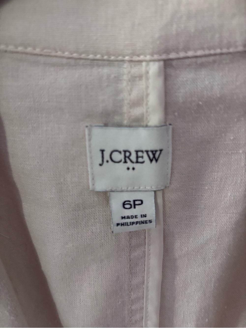 J. Crew Womens PETITE Linen blend Blazer Jacket - Picture 2 of 9